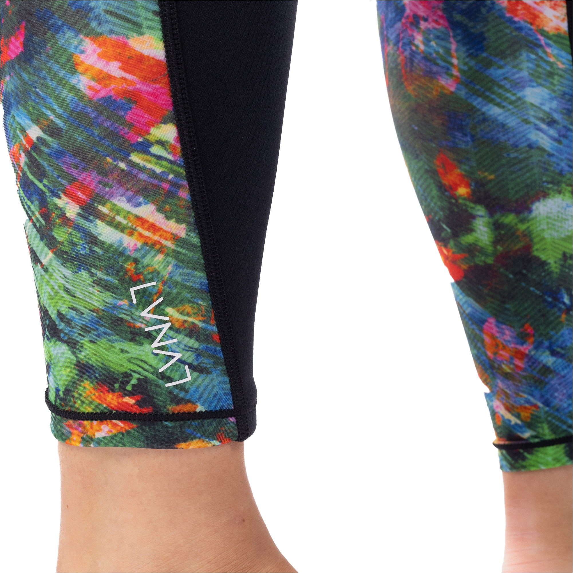 2025 Gul Womens Luna7 SUP Leggings LA8301-C1 - Black / Jungle
